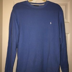 Men’s Blue Polo Longsleeve